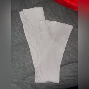 H&M Light Gray Ribbed Pants